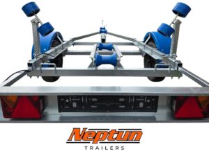 Neptun Navy båttrailer bakifrån