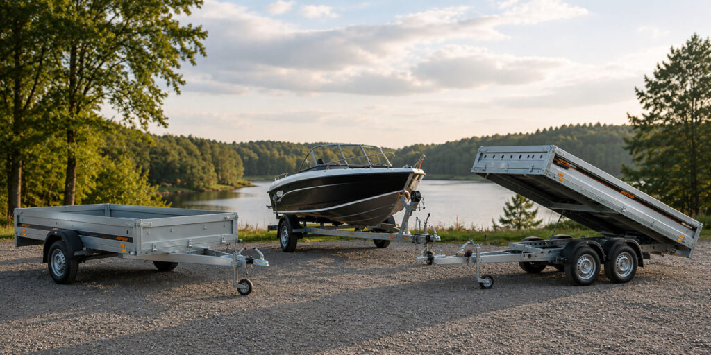 Vilket släp behöver du? Flakvagn, båttrailer eller multisläp