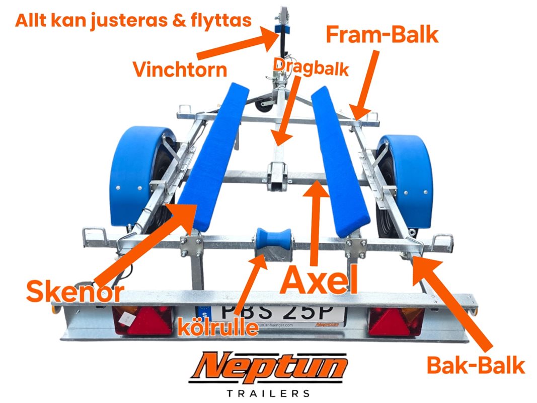 Neptun Navy N7-12 Jetski-trailer - Bild 5
