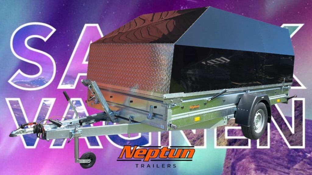 Neptun Sarekvagnen 1000, 1200, 1300 kg kåpsläp